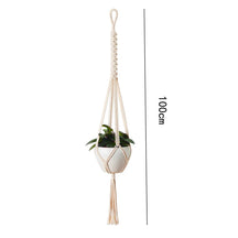 Macramé Planta Cabide Cestas, Vasos De Flores Titular, Varanda Parede Pendurado Plantador, Decoração Atada Corda De Elevação, Casa Jardim Suprimentos