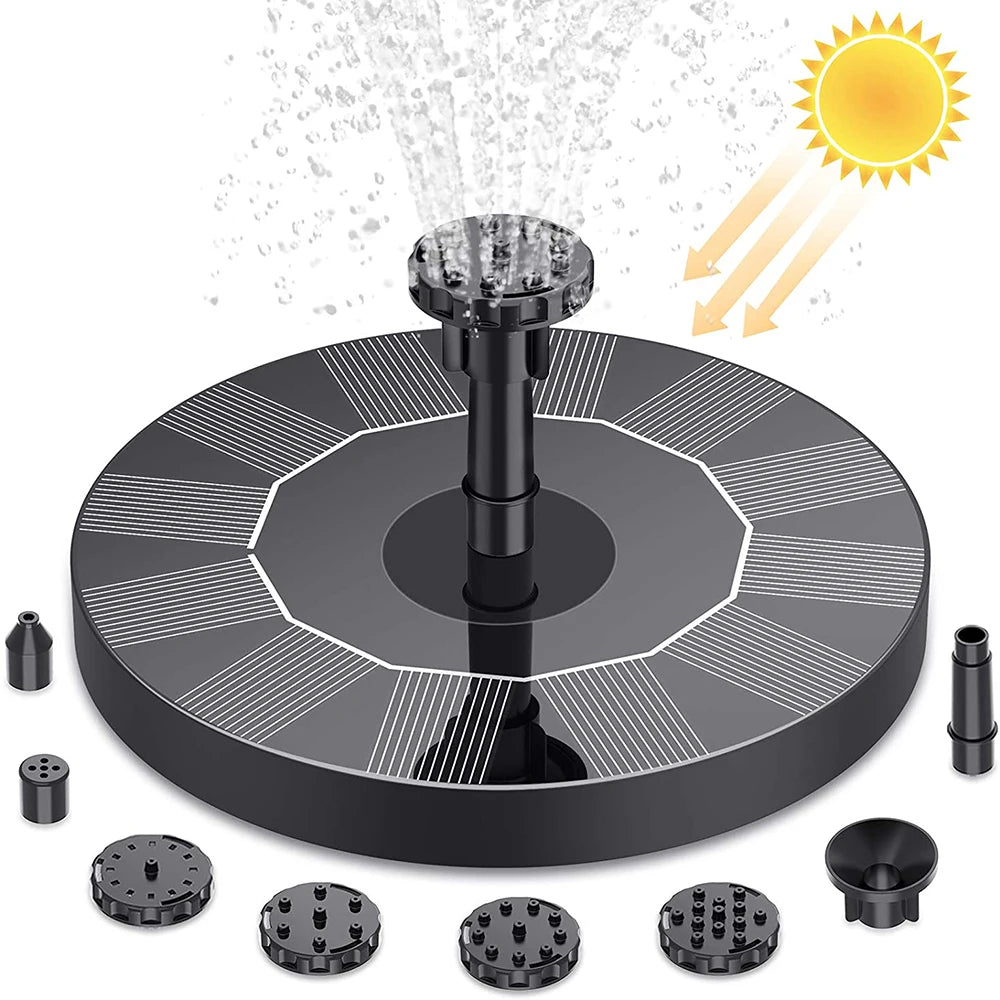 Solar Fountain Pool Accessories Bird Bath Pond Water Pump For Bird Bath Ponds Outdoor For pools Waterfall Fountain Pump